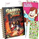 Gravity Falls Journal Set - Bundle with Notebook with Tab Dividers and Floating Pen for Kids, Teens, and Adults | Gravity Falls Journal Notebook