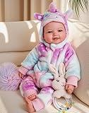 BABESIDE Baby Dolls, 17inch Large Realistic Cute Soft Body Baby Doll Real Life Baby Dolls with Accessories for 3+ Year Old Girls Gifts, Pretend Play, Collection