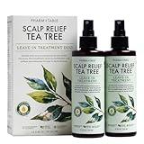 Leave In Conditioner Spray - Tea Tree Scalp Treatment - Anti-Dandruff Treatment, Dry & Itchy Scalp Treatment, Hydrating & Medicated Formula for Psoriasis, and Scalp Care - Detangles & Nourishes Hair.