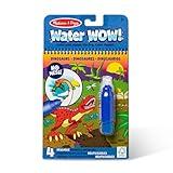 Melissa & Doug On The Go Water Wow! Mess Free Coloring Book, Reusable Water-Reveal Activity Pad, Dinosaurs, Travel Toys, Party Favors, for Toddlers & Kids Ages 3+