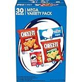 Kellogg's Cheez-It, Pringles & Rice Krispies Treats Snacks Mega Variety Pack, 30.1oz Box (30 Count)