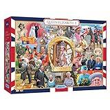 Gibsons Games Queen Elizabeth II 1000 Piece Jigsaw Puzzle – British Royal Family History – Sustainable Puzzle for Adults & Teens – Premium 100% Recycled Board