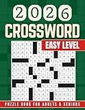 Easy Crossword Puzzle Book for Adults & Seniors – Large Print: 90 Fun & Relaxing Puzzles with Solutions to Keep Your Mind Active the Enjoyable Way
