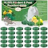 32PCS Mouse Rodent Repellent, Natural Mouse Repellent Peppermint Oil for Mice, Rats, Squirrels, Spiders and Pests, Keeps Pests Away Effectively from Garden & Home, Indoor & Outdoor Use (Peppermint)