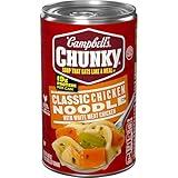 Campbell's Chunky Classic Chicken Noodle Soup, 18.6 oz Can
