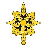 US Army - Military Intelligence Emblem - 3.5 Inch Tall Full Color Decal