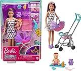 Barbie Skipper Babysitters, Inc. Playset with Skipper Babysitter Doll (Brunette), Stroller, Baby Doll & 5 Accessories, Toy for 3 Year Olds & Up