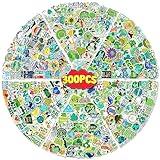 GTOTd Earth Day Plant Nature Green Vegan Stickers(300Pcs) Gifts Recycle Environmental Conservation Earth Merch Party Favors Decor Decals Vinyls for Laptop Waterbottle Phone Teens Girls.