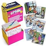 Spark Cards Sequence Cards for Storytelling and Picture Interpretation Speech Therapy Game, Special Education Materials, Sentence Building, Problem Solving, Improve Language Skills