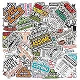 20pcs Accounting Stickers, Funny Gifts for Accountants Waterproof Decals for Water Bottles Laptop Luggage Computer Scrapbooking Teens Adults Girls Kids Funny Party Birthday Decorations