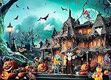 Halloween Jigsaw Puzzles for Adults 1000 Piece Puzzle for Adults 1000 Pieces Puzzle 1000 Pieces-Horror Night Watch Party