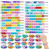 JOYIN Pop Fidget Toys pops Bulk 25 Pack Party Favors for Kids 4-8,8-12 Year, Fidget Bracelets Sensory Toys for Birthday Carnival Halloween Christmas Prizes Gifts Goodie Bags Stuffers for Kids