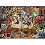 TangMosaic Magic Book Jigsaw Puzzles, 1000 Piece Puzzle for Adults, Family Puzzles Game, Fun Relaxing Challenging, Interlock Perfectly No Dust, Home Wall Decor, Gift for Valentine Friends Parents Kids