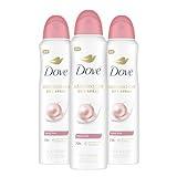 Dove Advanced Care Antiperspirant Deodorant Spray Beauty Finish 3 Count To help skin barrier repair after shaving by boosting skin's ceramide levels 72-hour for Soft Underarms 3.8 oz
