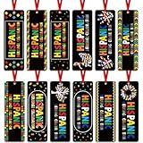 Weekgrat 120 Pcs Hispanic Heritage Month Bookmarks with Ribbons Latin American Countries Flags Bookmarks Hispanic Heritage Month Gifts for Student Rewards Classroom Handout Supplies (Style A)