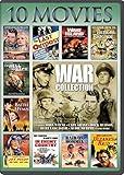 War, 10-Movie Collection: The Eagle and The Hawk / The Last Outpost / Bengal Brigad / Jet Pilot / Ulzana's Raid / To Hell and Back / In Enemy Country / Raid on Rommel / Battle Hymn / Wake Island(Packaging may vary)
