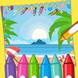 Summer Coloring Book: Sunshine, Beaches & Warm Days