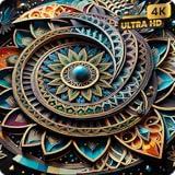 Reposeful Spiritual Geometry Art Sleep Music Soundscape for Healing Therapy, Overcome Stress and Heal Mind for Fire TV