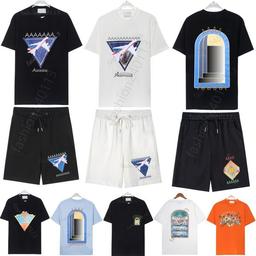 shirts men designer t shirt mens tshirts sweatshirt summer mens shorts clothes crew neck quick dry apparel tops letter print High Street Short Sleeve tees tshirt
